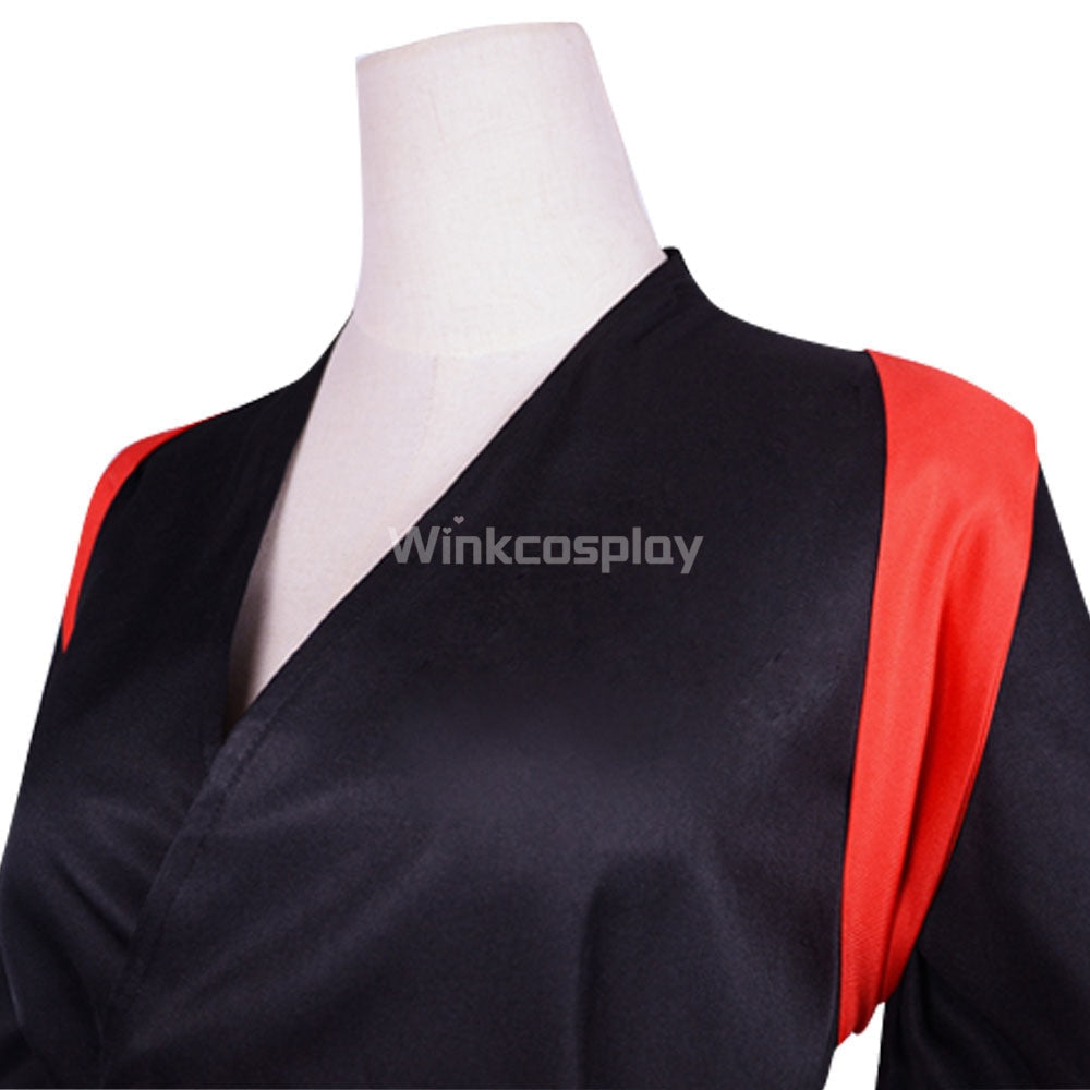 Temari from Naruto Halloween Black Kimono Cosplay Costume - B Edition