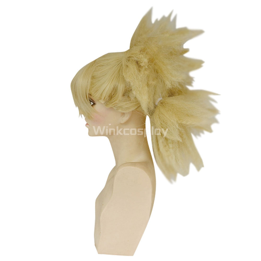Temari from Naruto Halloween Golden Cosplay Wig - Winkcosplay
