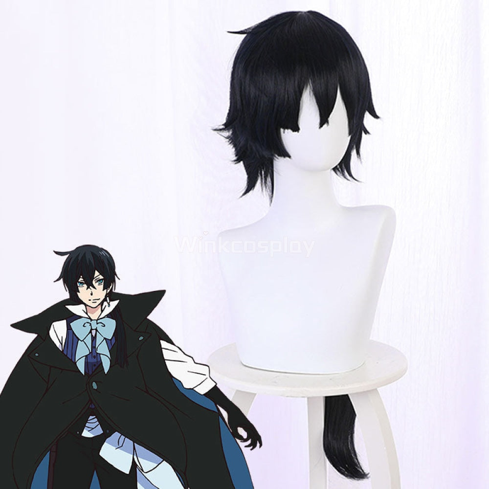 The Case Study of Vanitas Anime Vanitas Black Cosplay Wig
