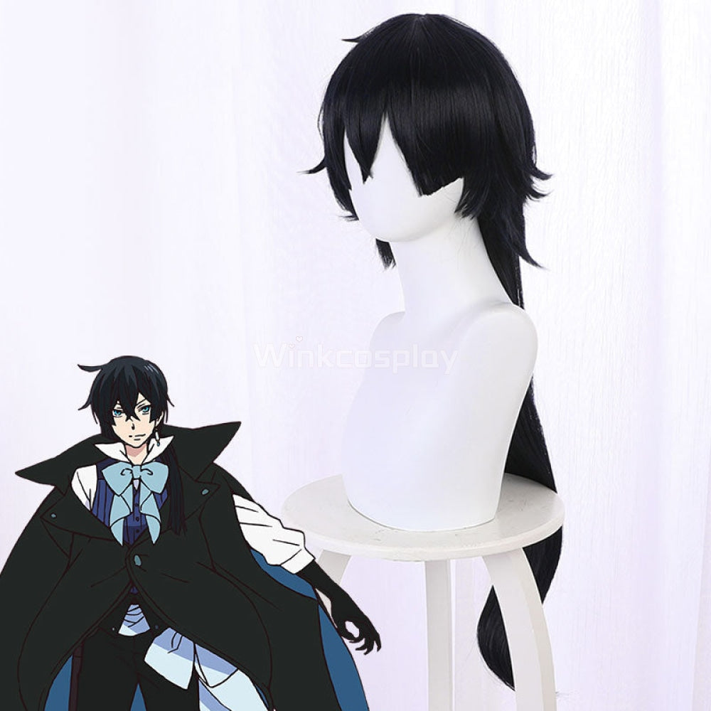 The Case Study of Vanitas Anime Vanitas Black Cosplay Wig