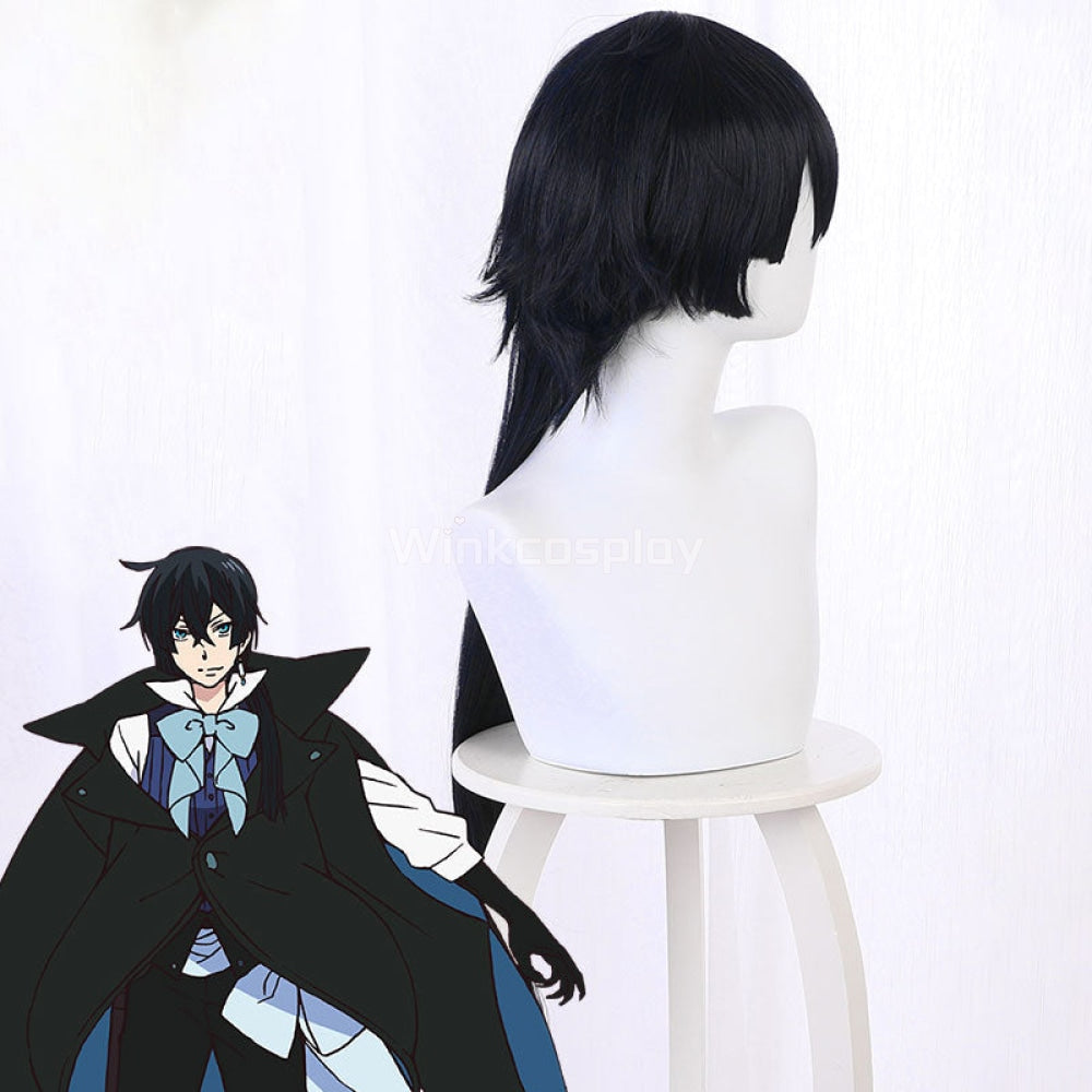 The Case Study of Vanitas Anime Vanitas Black Cosplay Wig