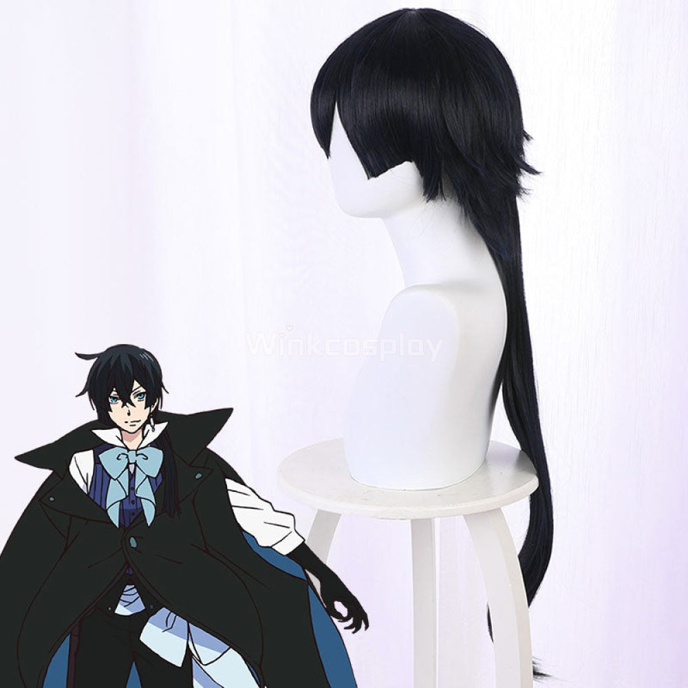 The Case Study of Vanitas Anime Vanitas Black Cosplay Wig