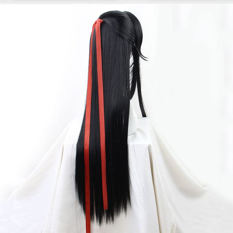 The Grandmaster of Demonic Cultivation Mo Dao Zu Shi Wei Wuxian Yiling Patriarch Black Cosplay Wig