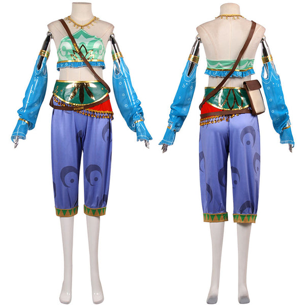 The Legend of Zelda: Breath of the Wild Female Zelda Link Gerudo Outfit Cosplay Costume