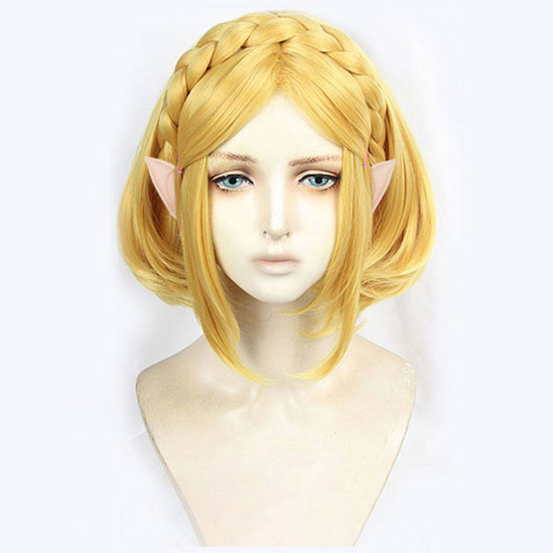 The Legend of Zelda: Breath of the Wild Princess Zelda Golden Cosplay Wig
