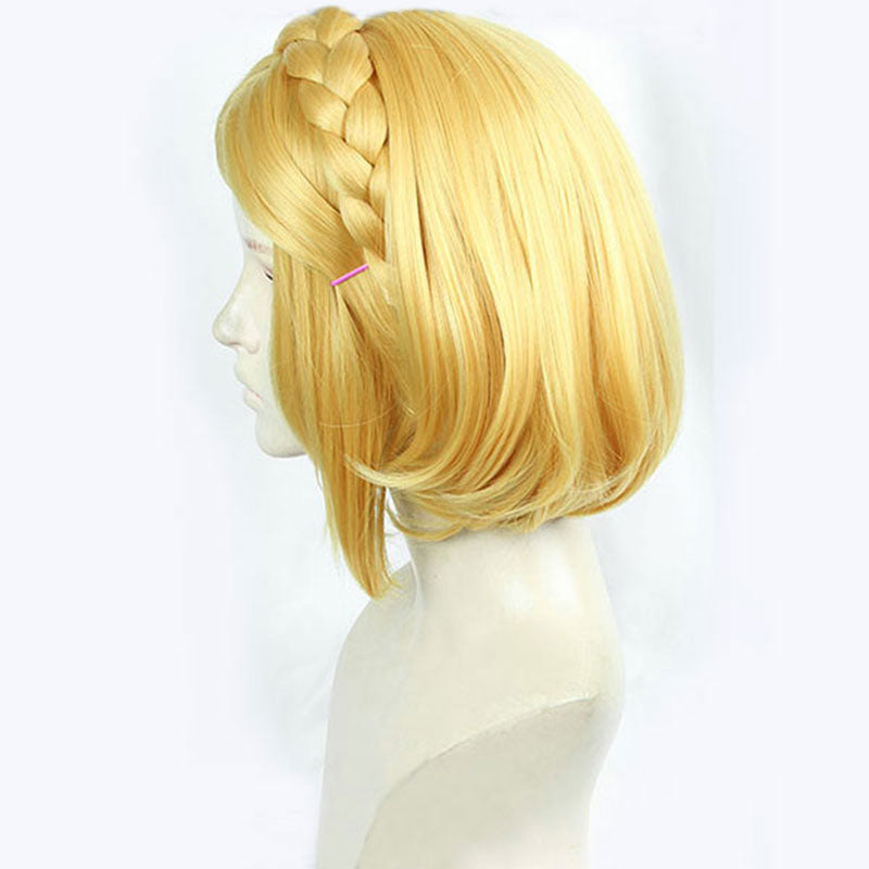 The Legend of Zelda: Breath of the Wild Princess Zelda Golden Cosplay Wig