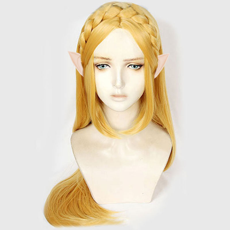 TLOZ: Breath of the Wild Princess Zelda Golden Cosplay Wig B Edition