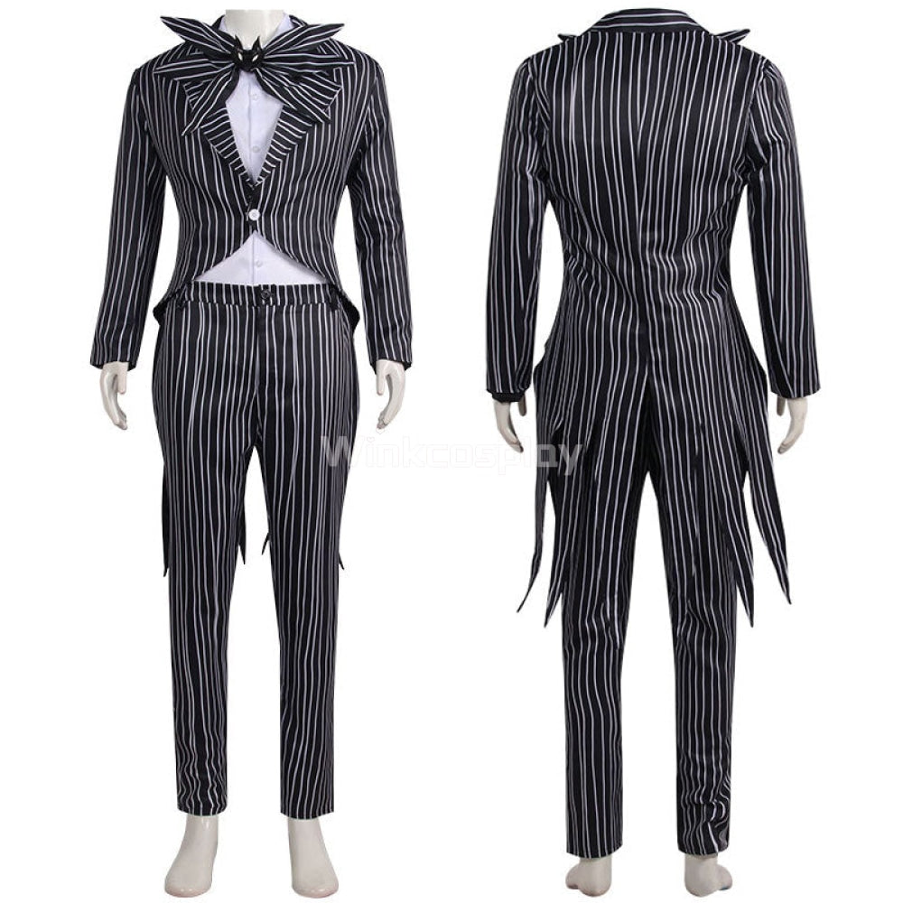 The Nightmare Before Christmas Jack Skellington Halloween Cosplay Costume