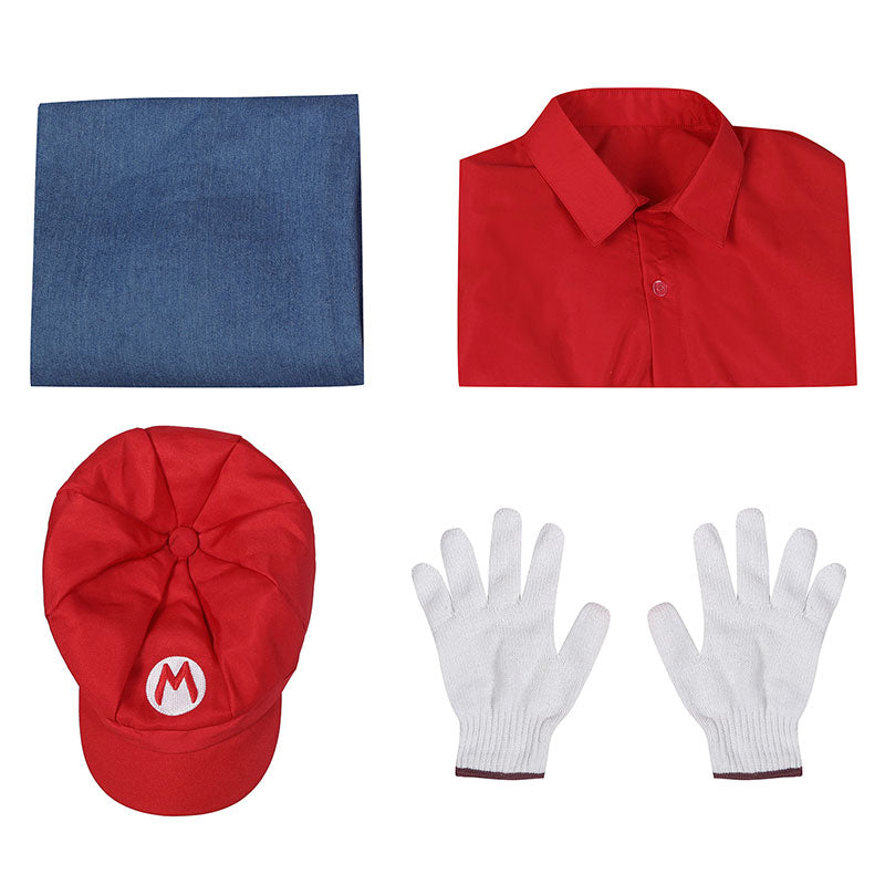 The Super Mario Bros. Movie 2023 Mario Cosplay Costume
