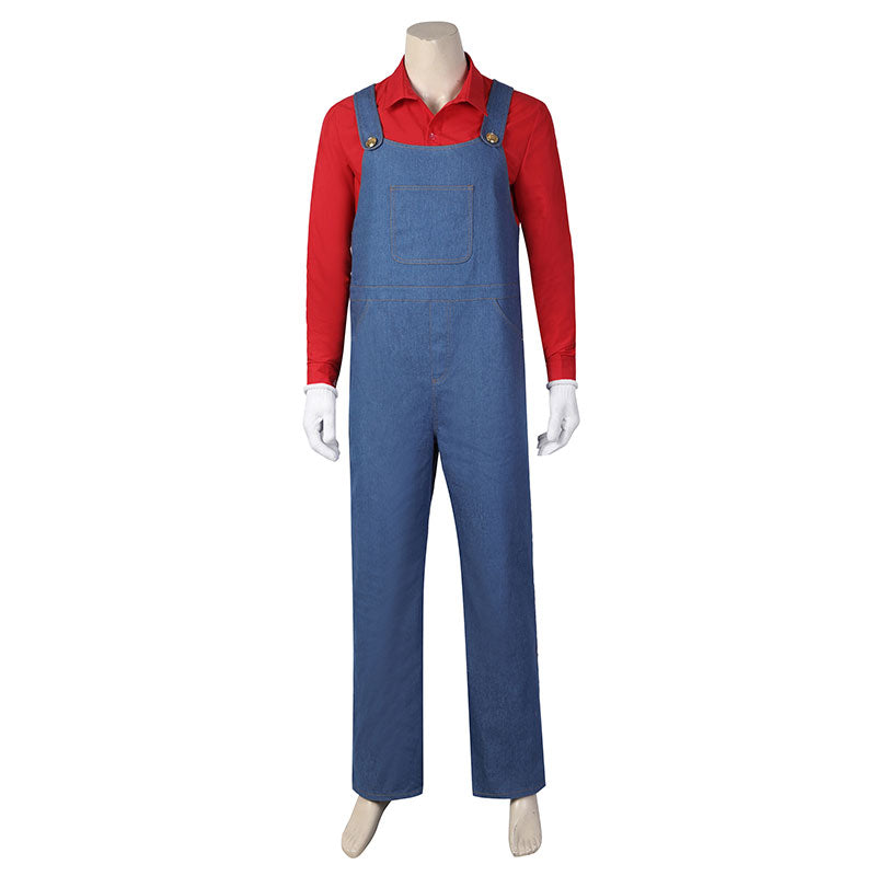 The Super Mario Bros. Movie 2023 Mario Cosplay Costume