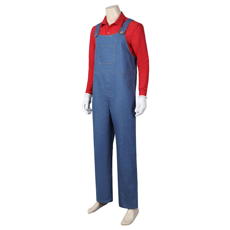 The Super Mario Bros. Movie 2023 Mario Cosplay Costume