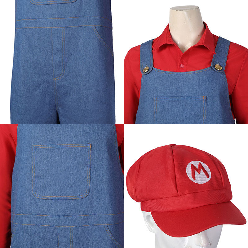 The Super Mario Bros. Movie 2023 Mario Cosplay Costume