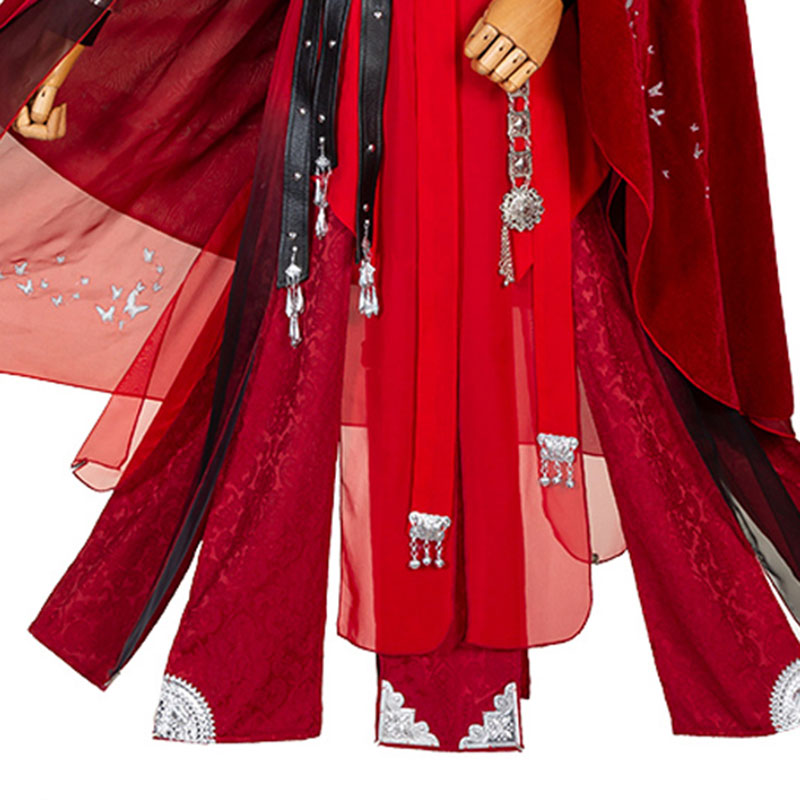 Tian Guan Ci Fu Heaven Official's Blessing Hua Cheng Crimson Rain Sought Flower Cosplay Costume