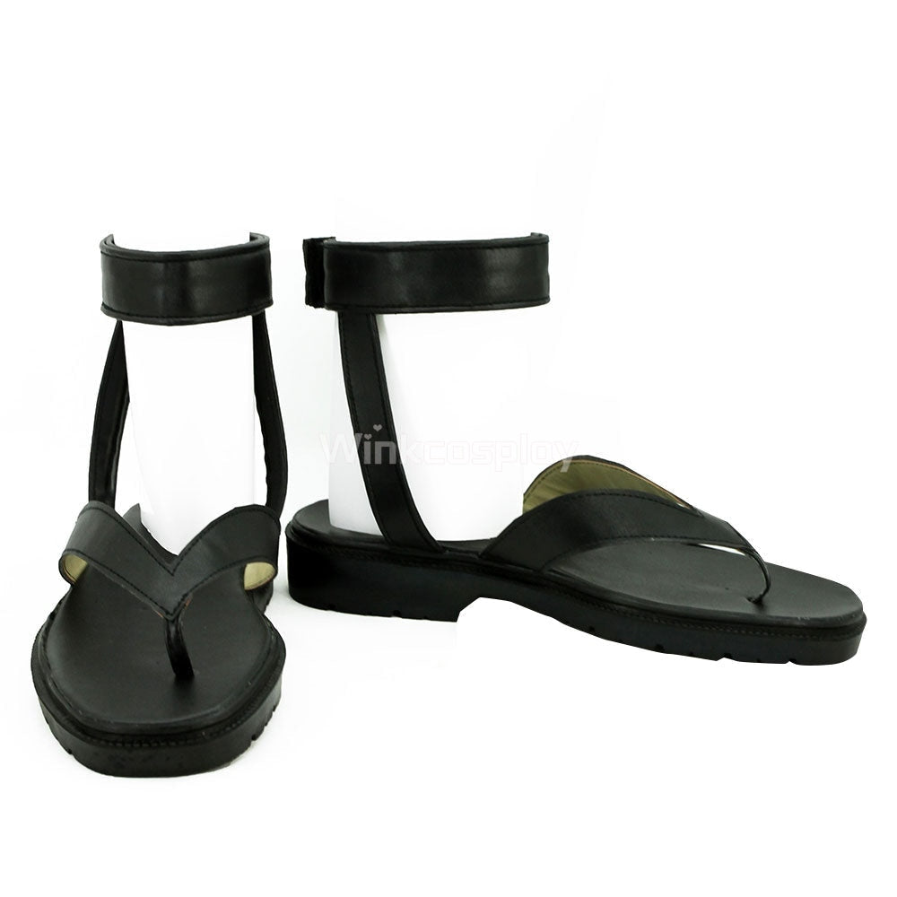 Tobirama Senju Madara Uchiha from Naruto Halloween Black Black Cosplay Shoes - Winkcosplay