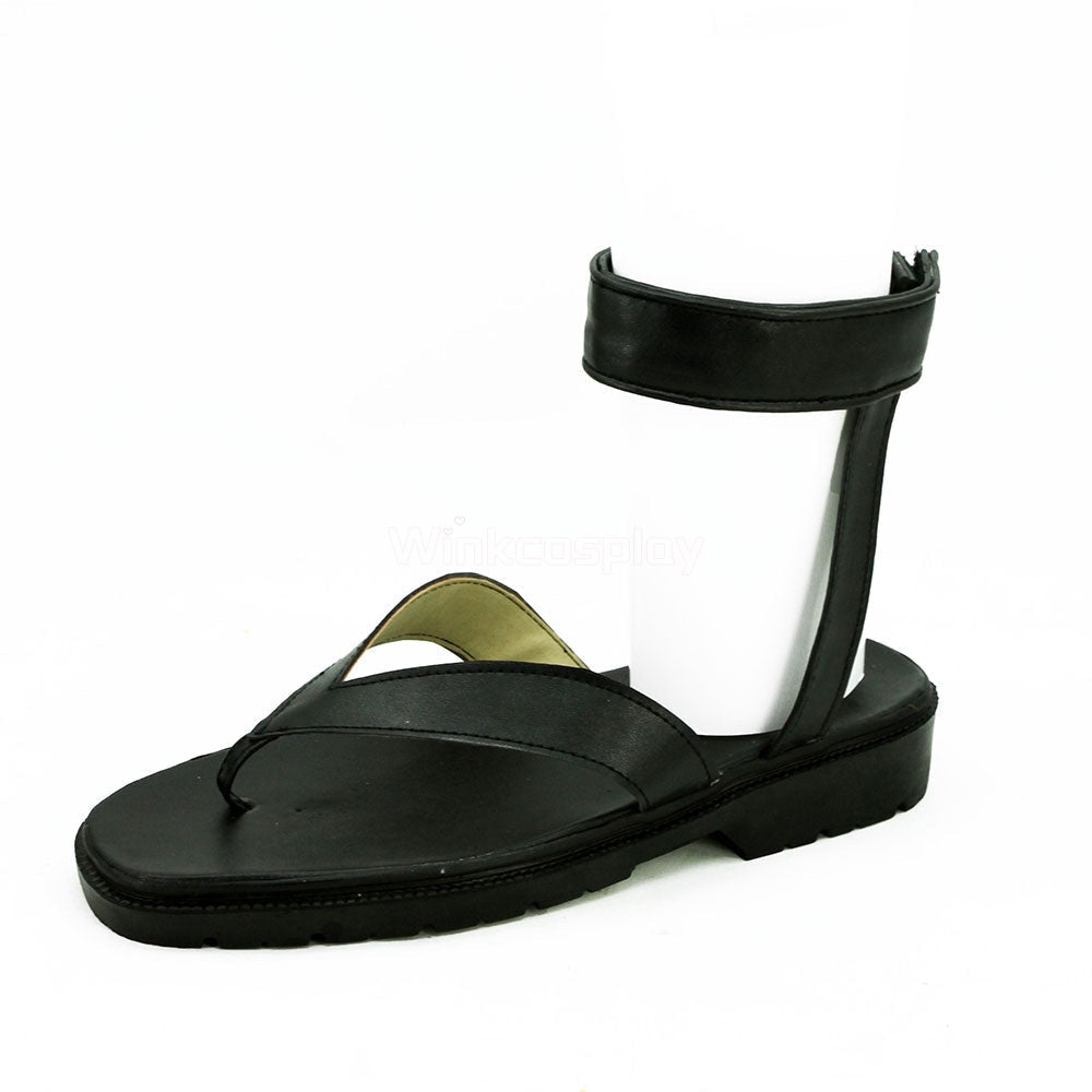 Tobirama Senju Madara Uchiha from Naruto Halloween Black Black Cosplay Shoes - Winkcosplay