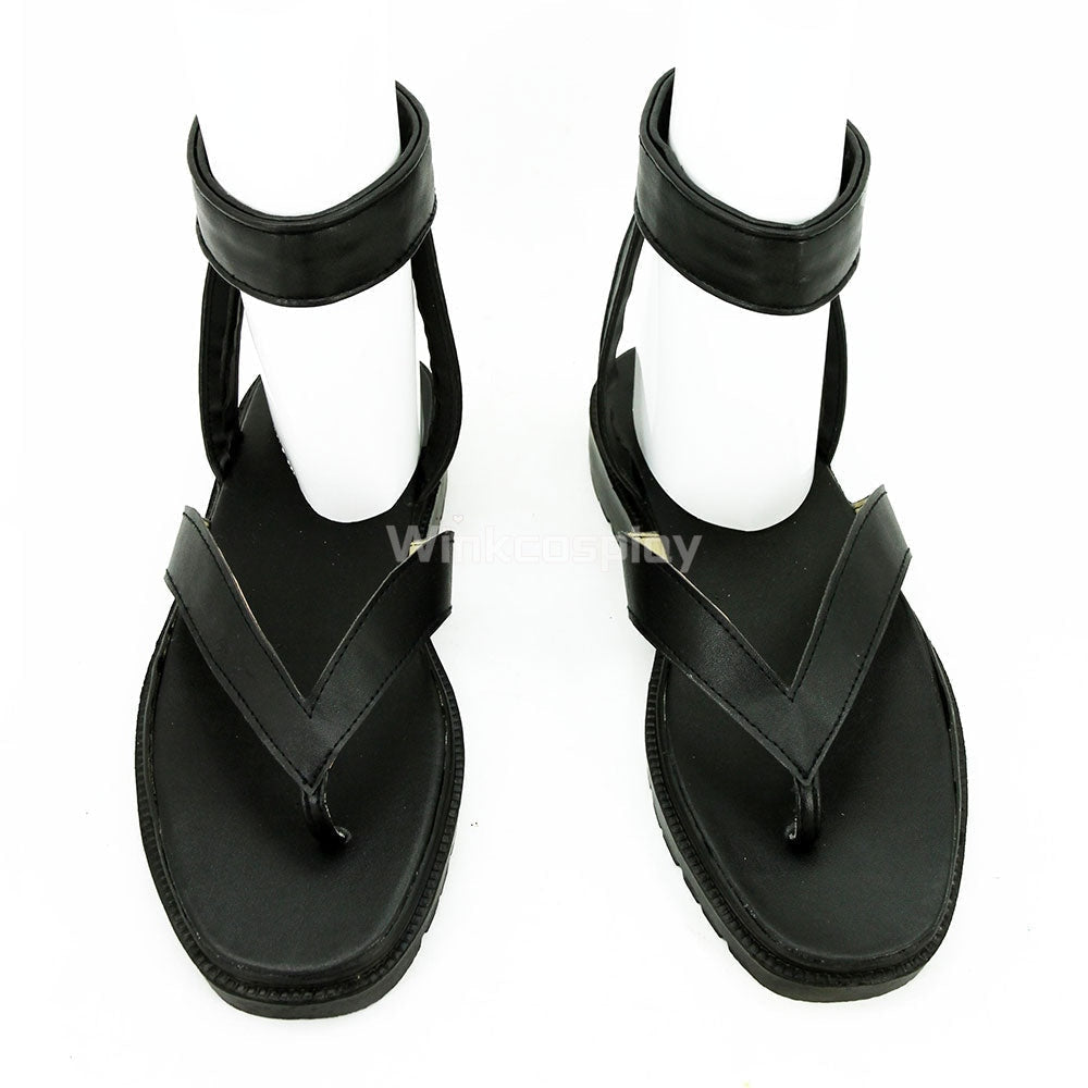 Tobirama Senju Madara Uchiha from Naruto Halloween Black Black Cosplay Shoes - Winkcosplay