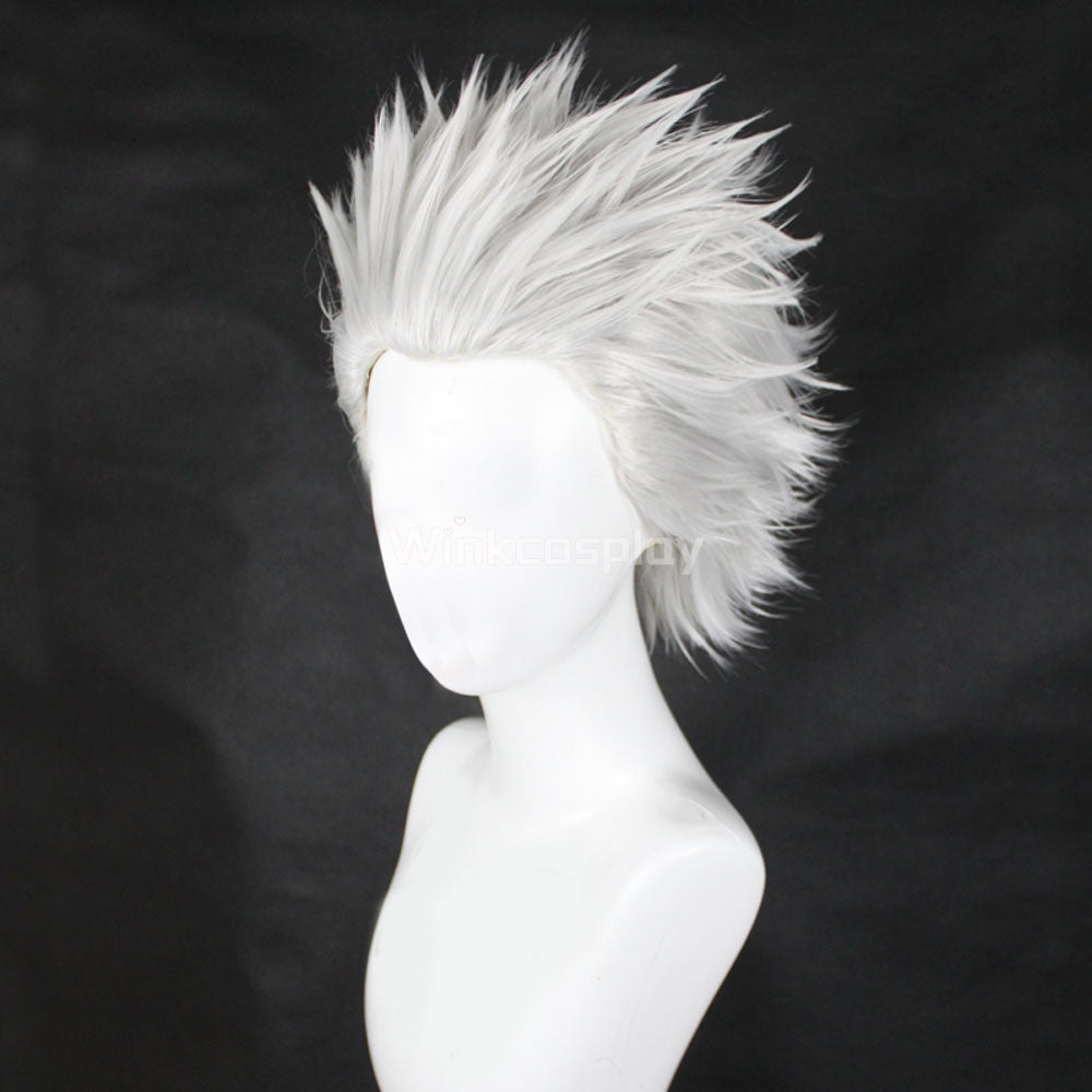 Tobirama Senju from Naruto Halloween Silver White Cosplay Wig