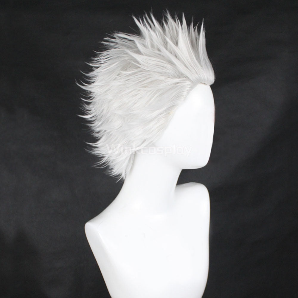 Tobirama Senju from Naruto Halloween Silver White Cosplay Wig