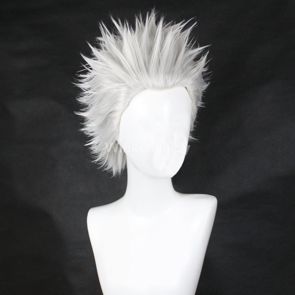 Tobirama Senju from Naruto Halloween Silver White Cosplay Wig