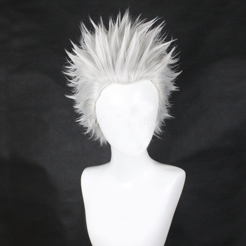 Tobirama Senju from Naruto Halloween Silver White Cosplay Wig