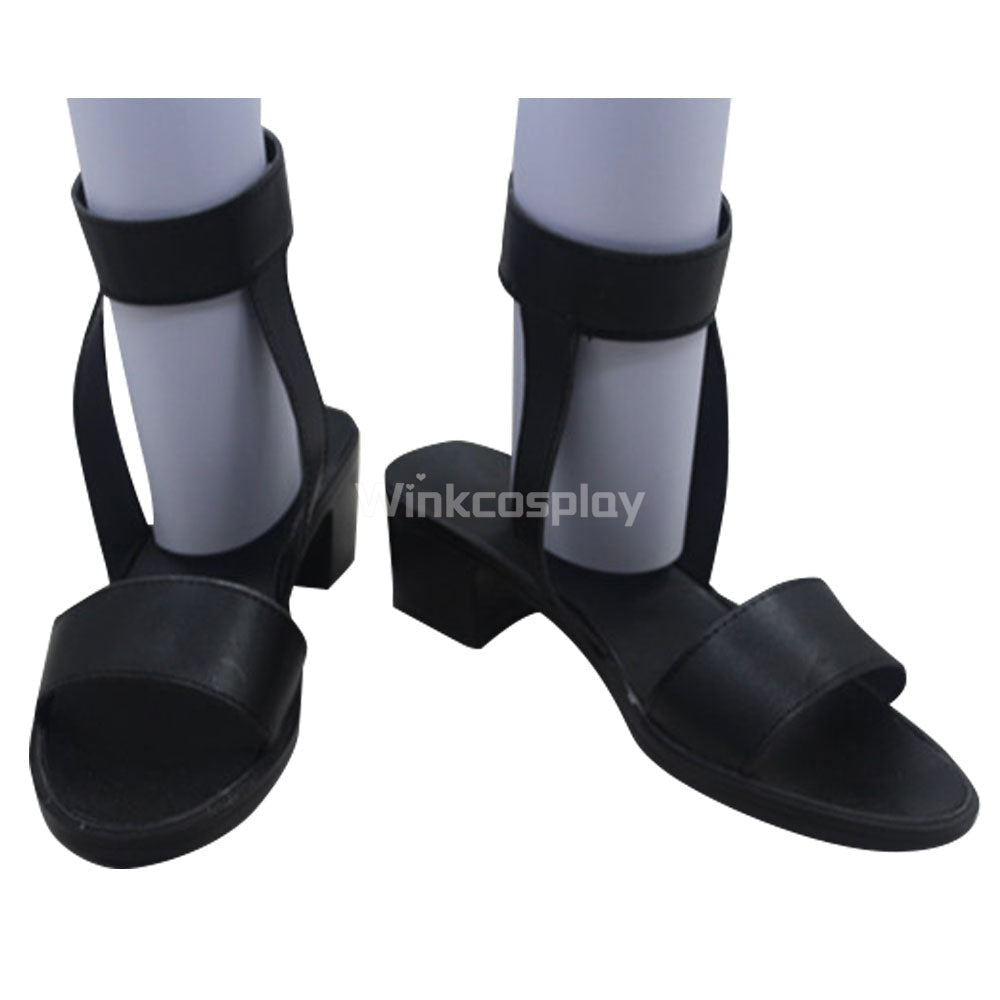 Tsunade from Naruto Halloween Black Cosplay Shoes - Winkcosplay