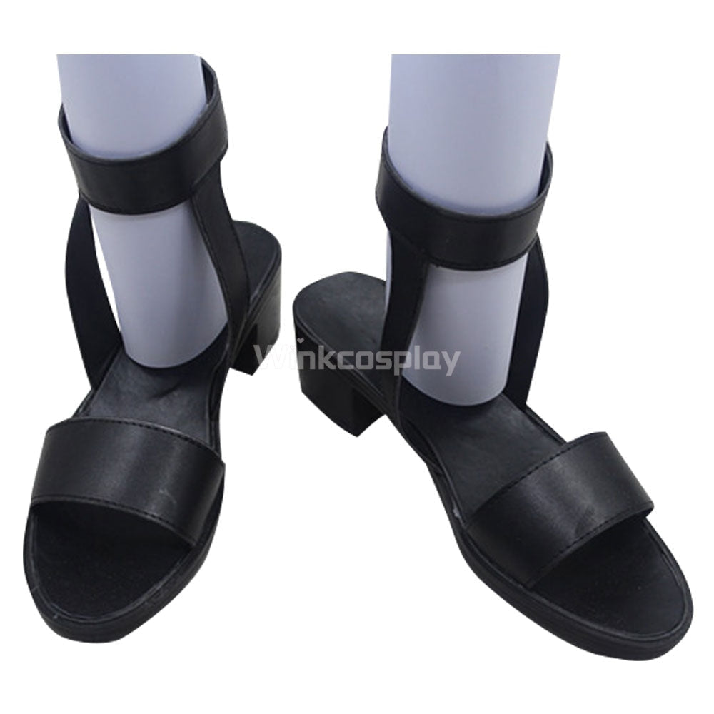 Tsunade from Naruto Halloween Black Cosplay Shoes - Winkcosplay