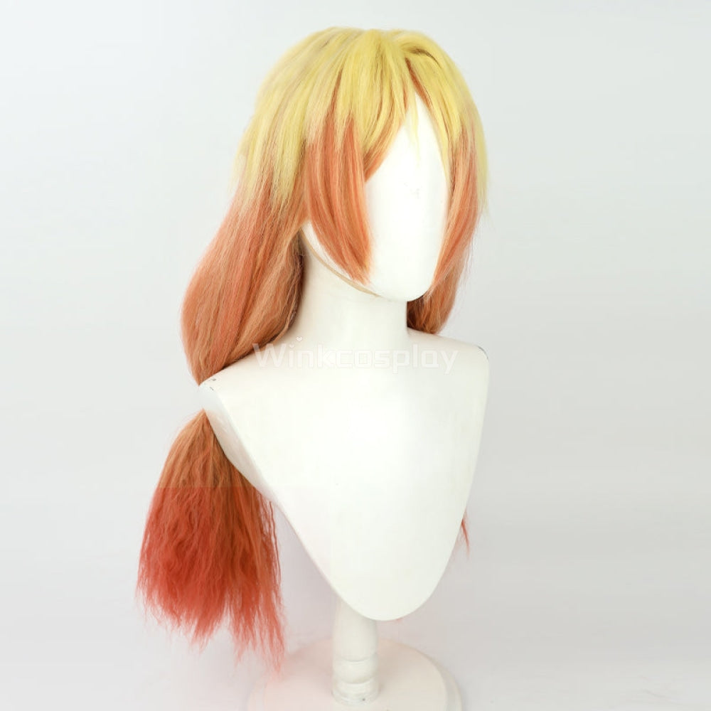 Uncle from Another World Elf Golden Orange Cosplay Wig