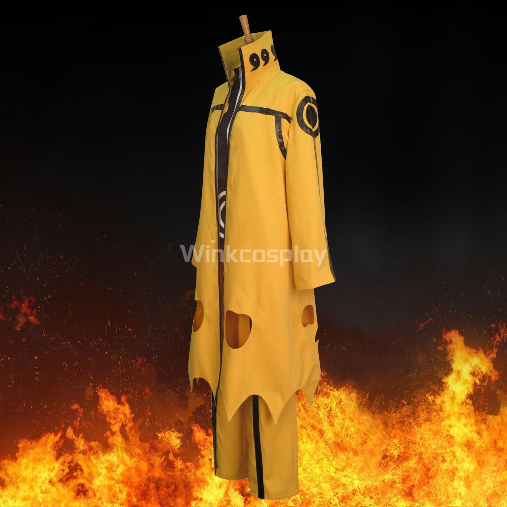 Uzumaki Naruto Nine-Tails Bijuu Mode from Naruto Halloween Cosplay Costume - Winkcosplay