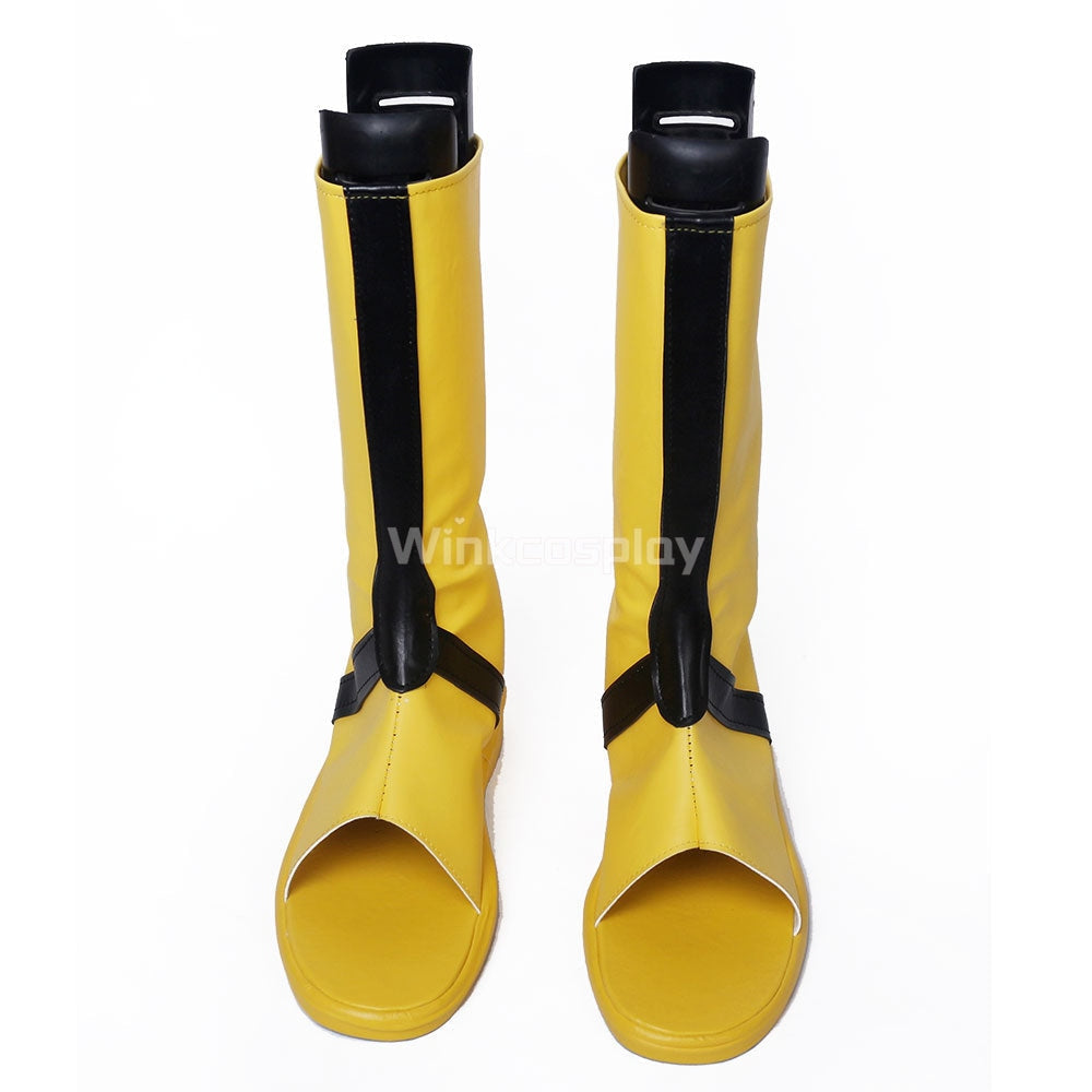 Uzumaki Naruto Nine-Tails Bijuu Mode from Naruto Halloween Golden Shoes Cosplay Boots - Winkcosplay