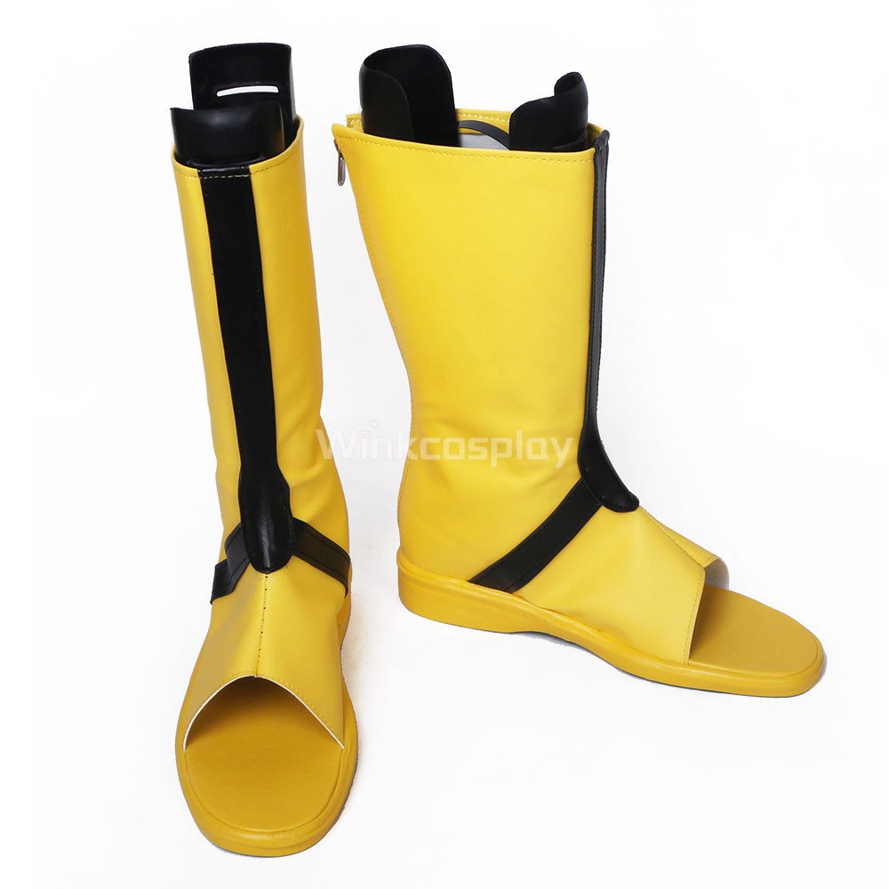 Uzumaki Naruto Nine-Tails Bijuu Mode from Naruto Halloween Golden Shoes Cosplay Boots - Winkcosplay