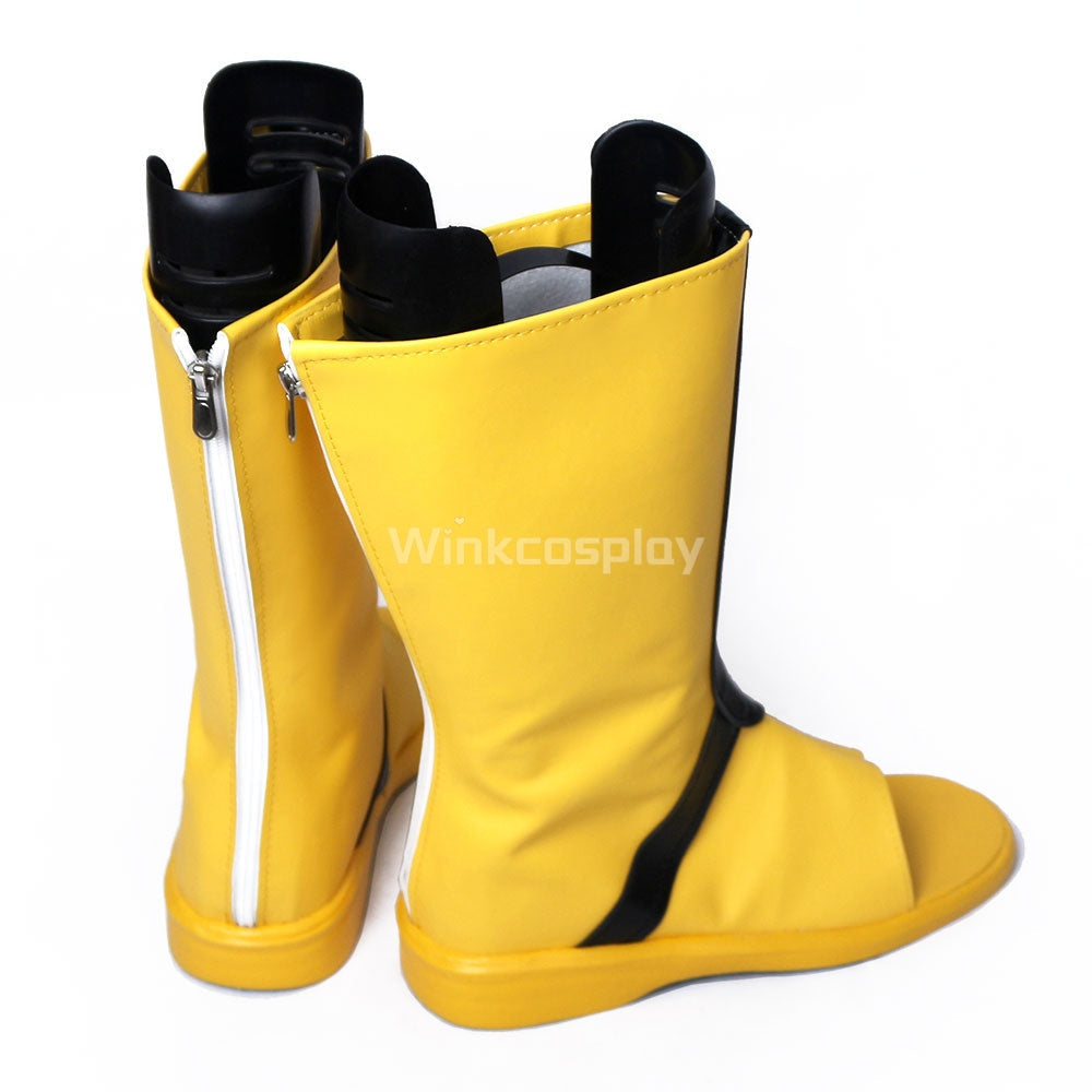 Uzumaki Naruto Nine-Tails Bijuu Mode from Naruto Halloween Golden Shoes Cosplay Boots - Winkcosplay