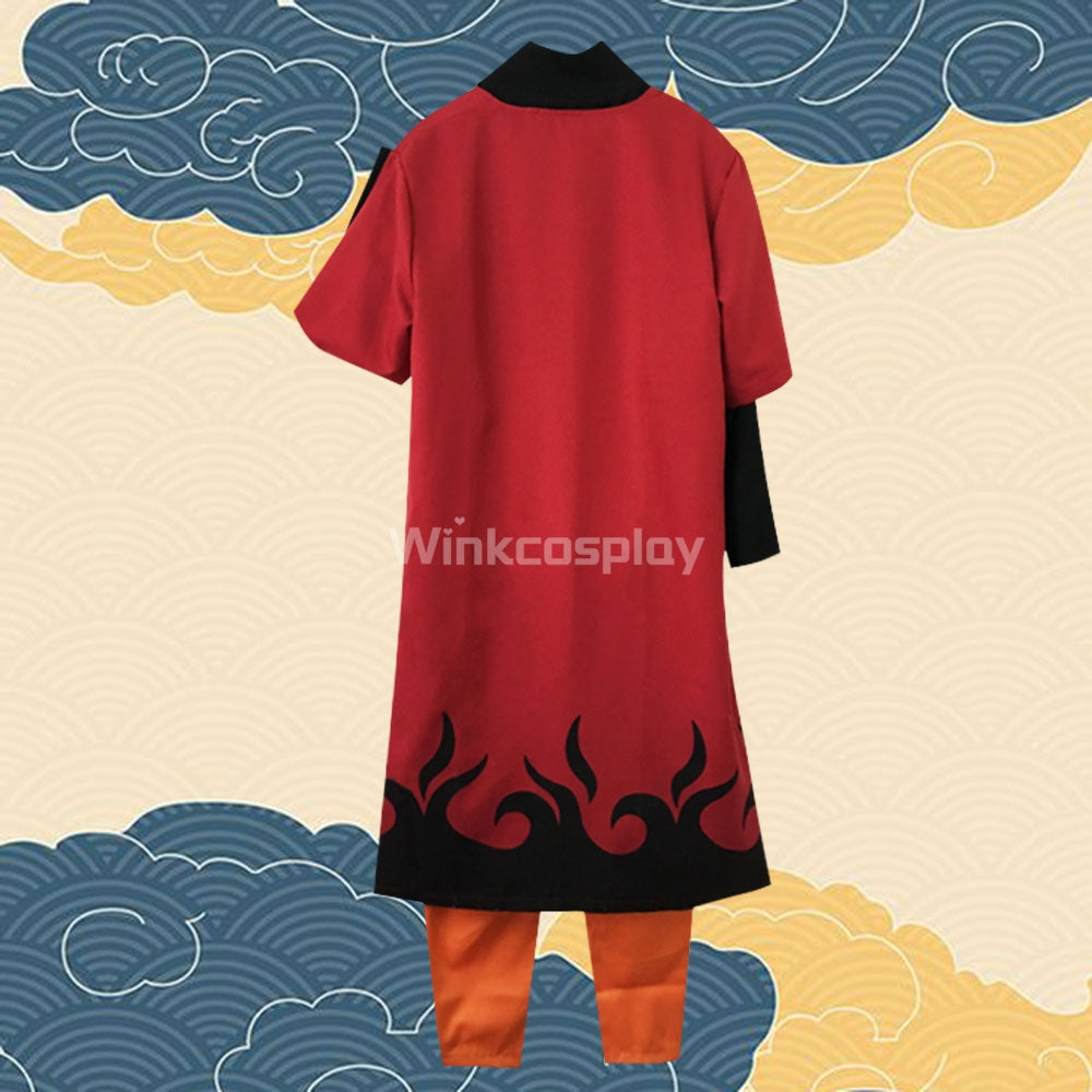 Uzumaki Naruto Sennin Moodo from Naruto Halloween Cosplay Costume - Winkcosplay