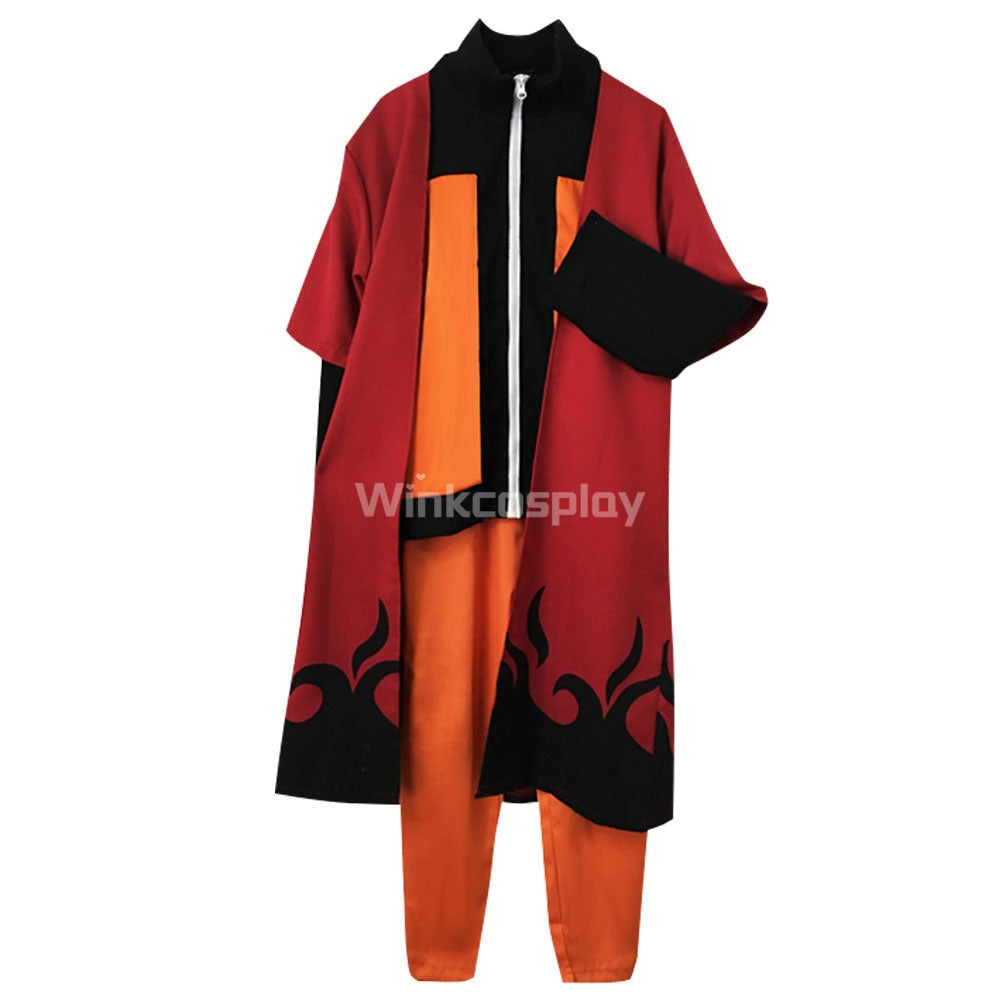 Uzumaki Naruto Sennin Moodo from Naruto Halloween Cosplay Costume - Winkcosplay