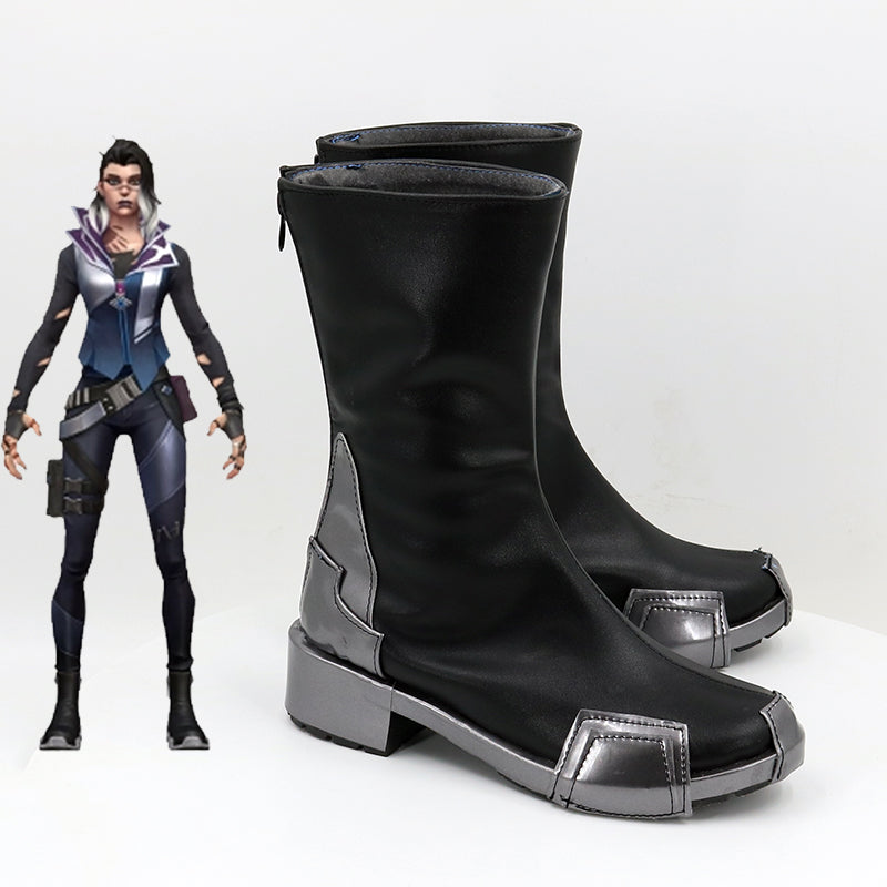 Valorant Fade Black Cosplay Shoes