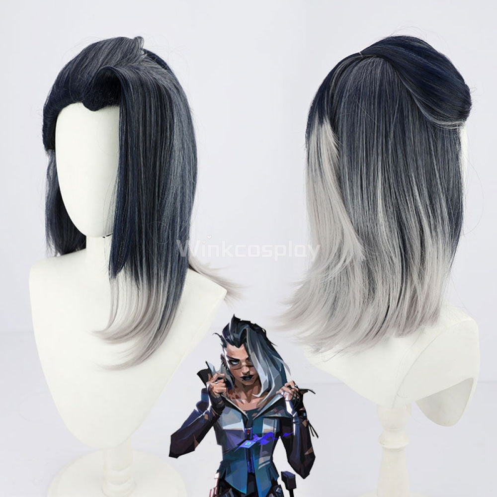 Valorant Fade Cosplay Wig