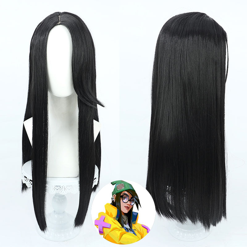 Valorant Killjoy Black Cosplay Wig