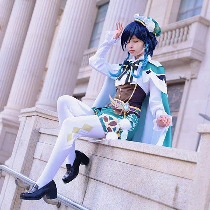Venti from Genshin Impact Halloween Cosplay Costume - Winkcosplay