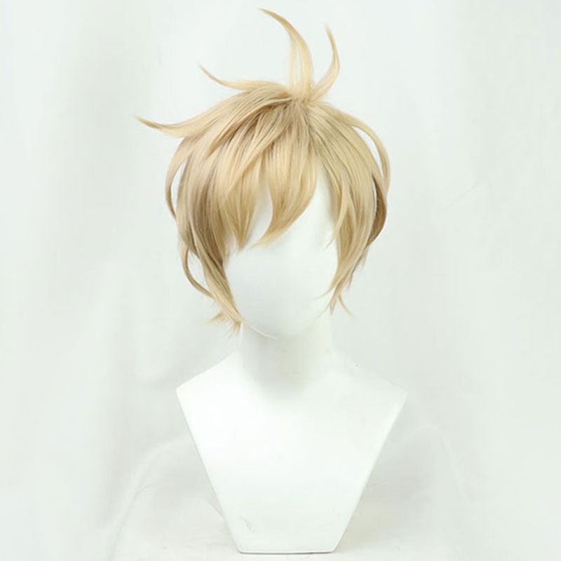 Virtual YouTuber Eden-gumi Oliver Evans Golden Cosplay Wig