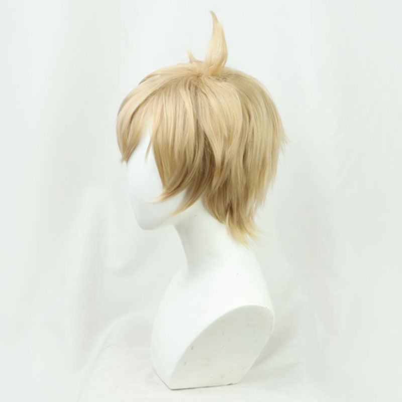 Virtual YouTuber Eden-gumi Oliver Evans Golden Cosplay Wig