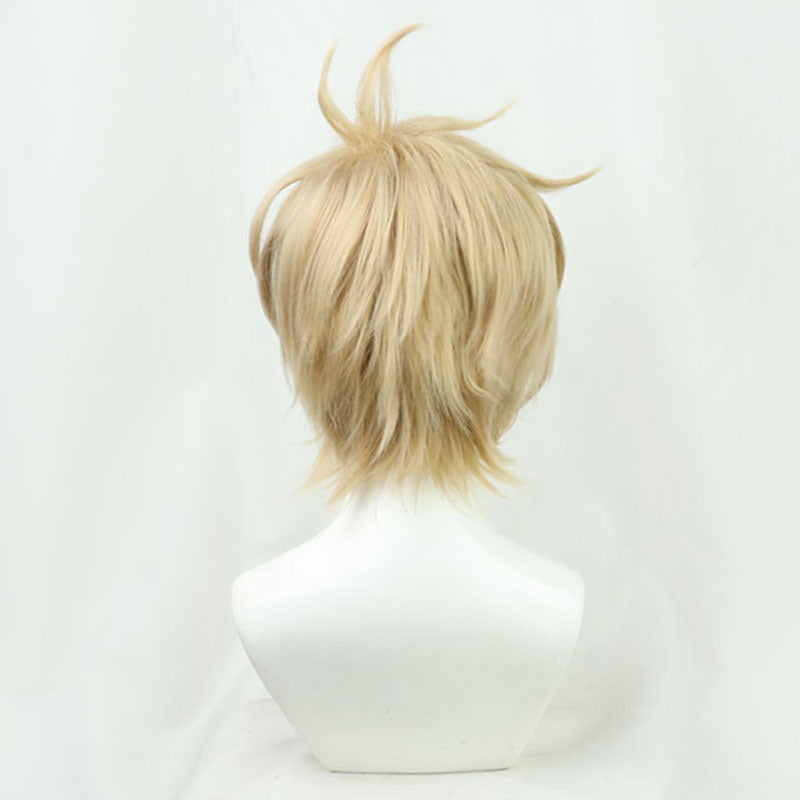 Virtual YouTuber Eden-gumi Oliver Evans Golden Cosplay Wig