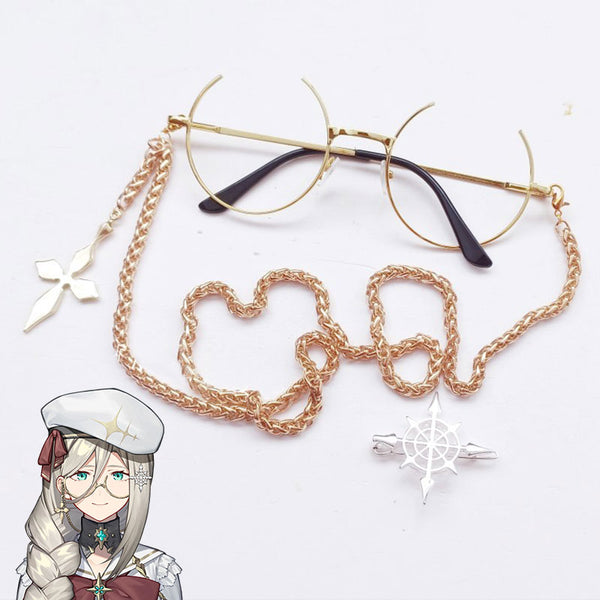 Virtual YouTuber Nijisanji ILUNA Aia Amare Glasses Headwear Cosplay Accessory Prop