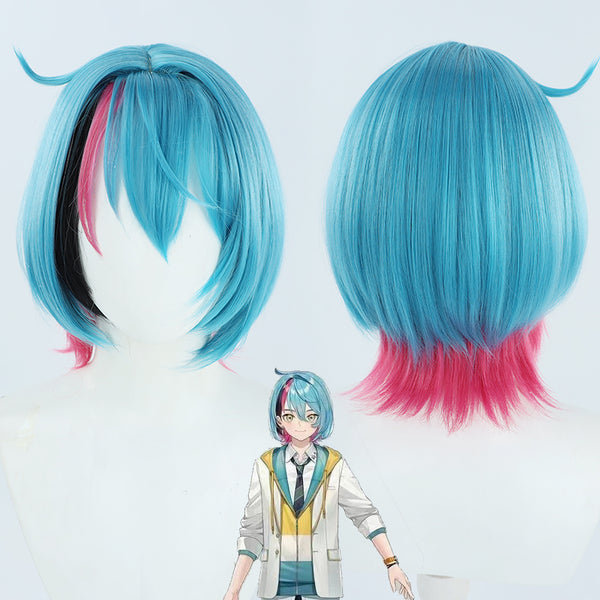 Virtual YouTuber Nijisanji ILUNA Kyo Kaneko Blue Cosplay Wig