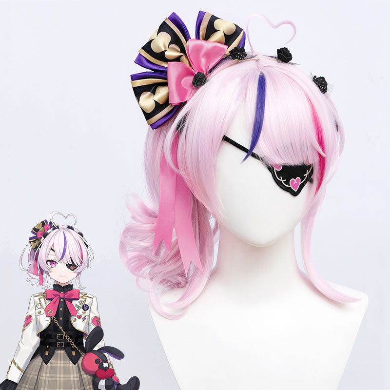 Virtual YouTuber Nijisanji ILUNA Maria Marionette Pink Cosplay Wig