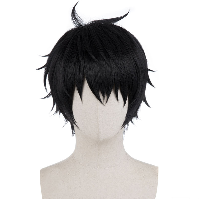 Virtual YouTuber Nijisanji ILUNA Ren Zotto Black Cosplay Wig