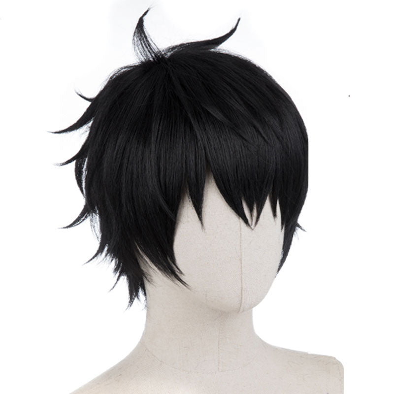 Virtual YouTuber Nijisanji ILUNA Ren Zotto Black Cosplay Wig