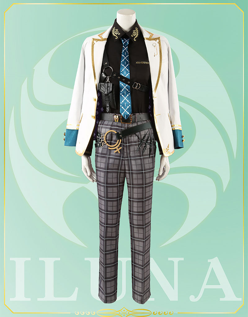 Virtual YouTuber Nijisanji ILUNA Ren Zotto Cosplay Costume