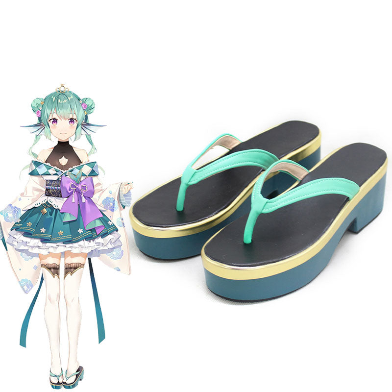 Virtual YouTuber Nijisanji LazuLight January 2022 Finana Ryugu Cosplay Shoes