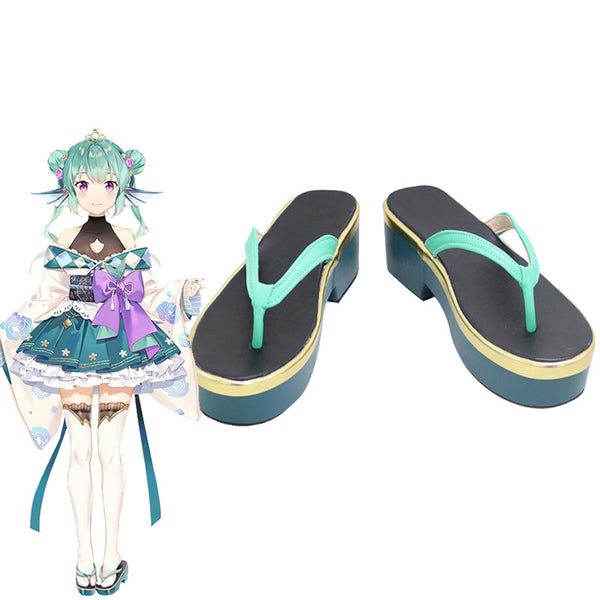 Virtual YouTuber Nijisanji LazuLight January 2022 Finana Ryugu Cosplay Shoes