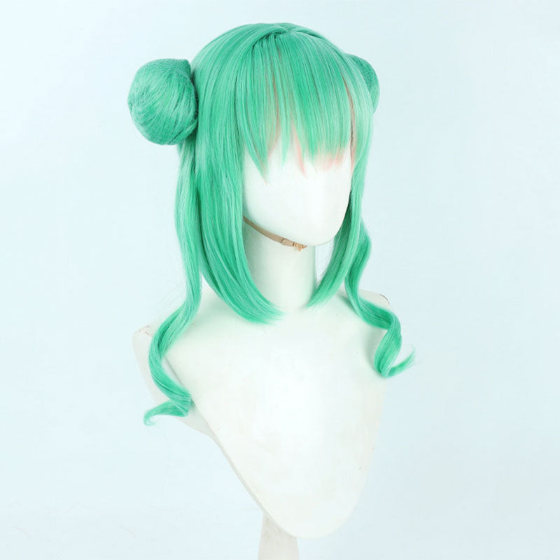 Virtual YouTuber Nijisanji LazuLight January 2022 Finana Ryugu Green Cosplay Wig