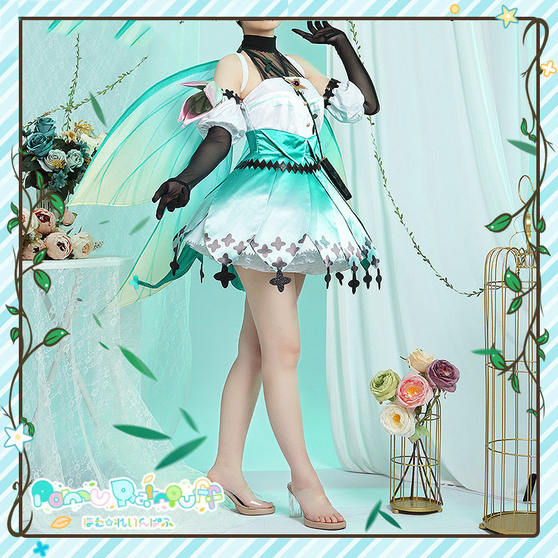 Virtual YouTuber Nijisanji LazuLight Pomu Rainpuff Cosplay Costume